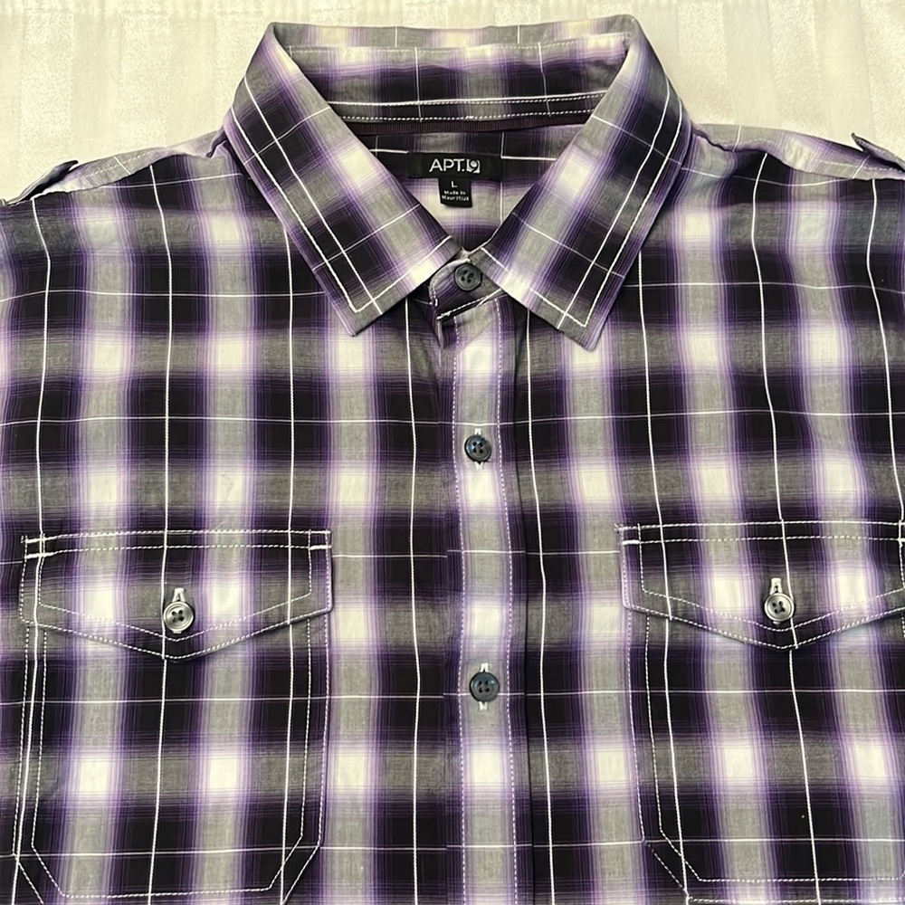 🏳️‍🌈 Apt 9 Short Sleeve Button Down Shirt
